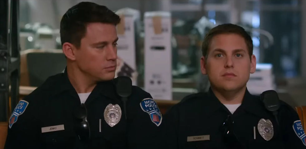 Jonah Hill and Channing Tatum in 21 Jump Street (2012)