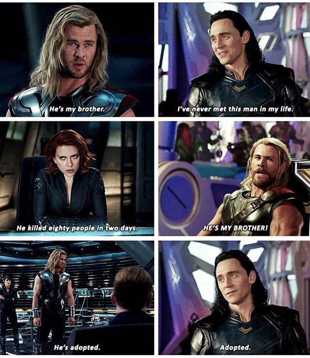 Marvel He's Adopted joke