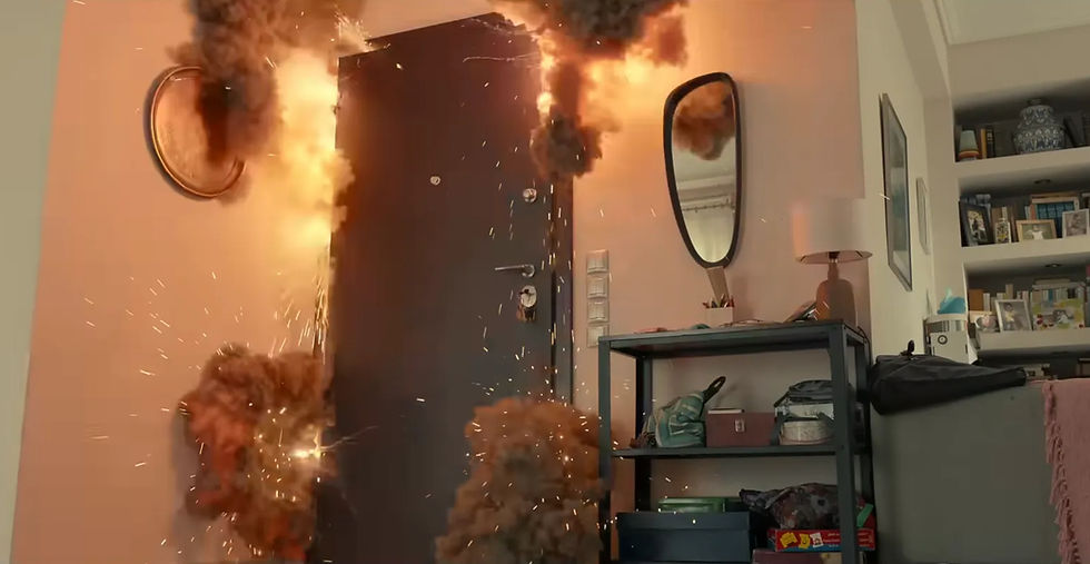 Door busted open in Tehran Series