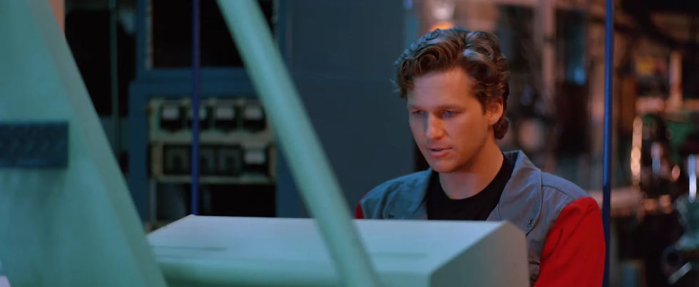 Jeff Bridges as Kebin Flynn in Tron 1982