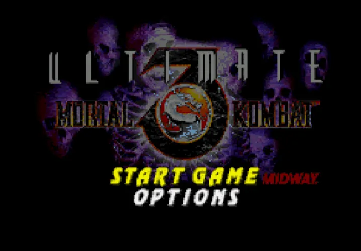 Mortal Kombat 3 1995 PC Game Start Screen