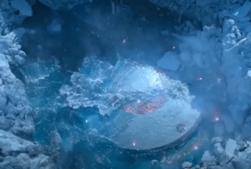 Jupiter 2 under Ice on an alien planet