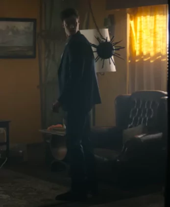 Nathan being impaled by a medieval Iron Spiked Mace in the Novocaine 2025 Movie