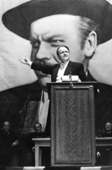 George Orwell in a scene from Citizen Kane