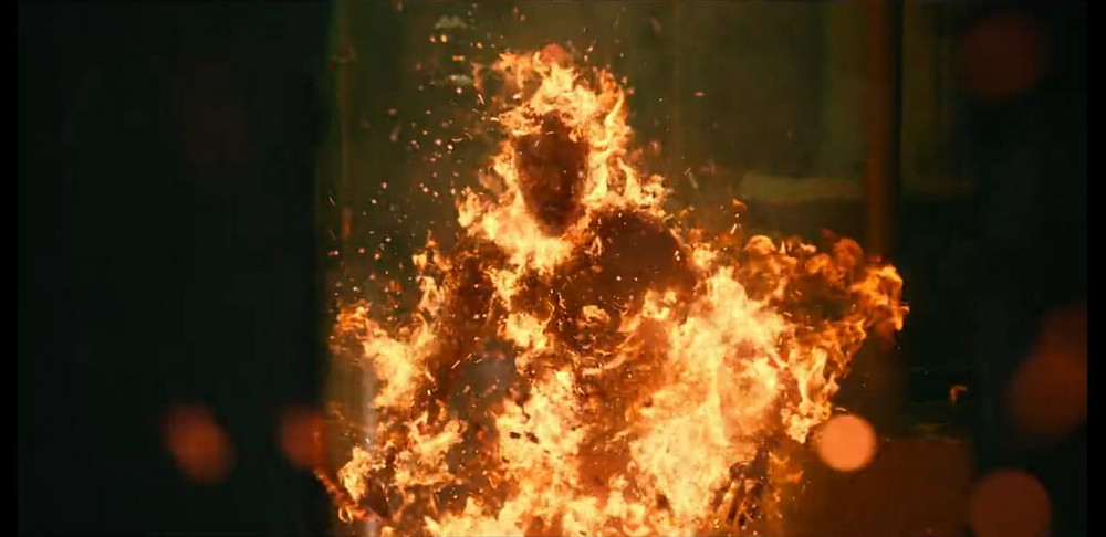 Project Power Netflix series review Pyrokinesis