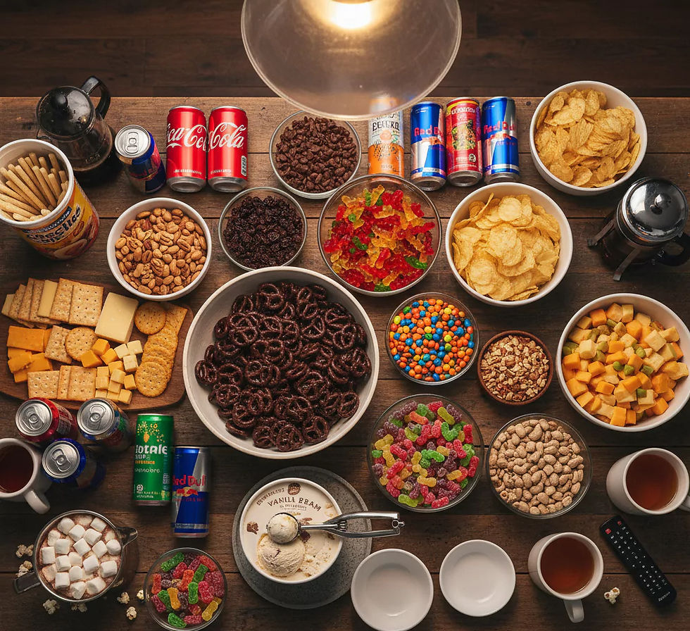 Ultimate Movie Night Survival Kit: Snacks