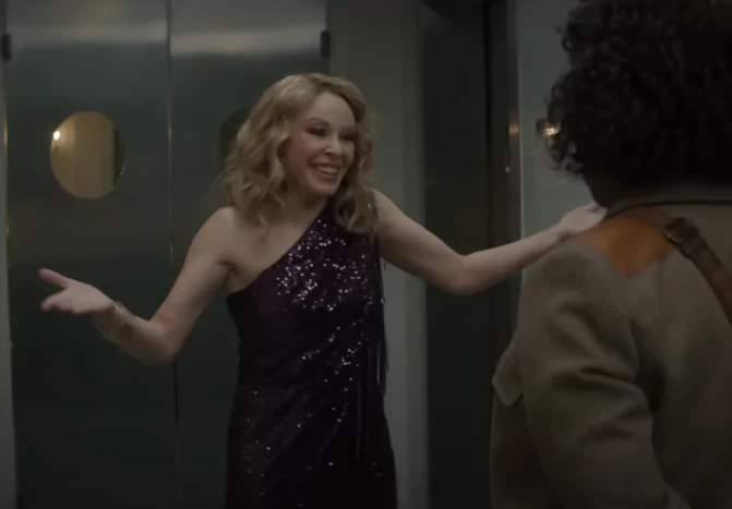 Kylie Minogue as herself in The Residence Series