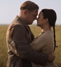 Molly and Ernest Burkhart in Killers of the Flower Moon