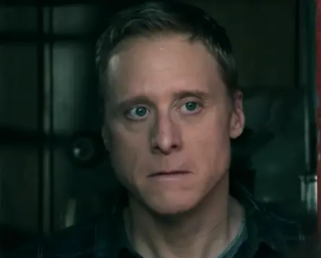 Dr. Harry V apprehensive in Resident Alien series