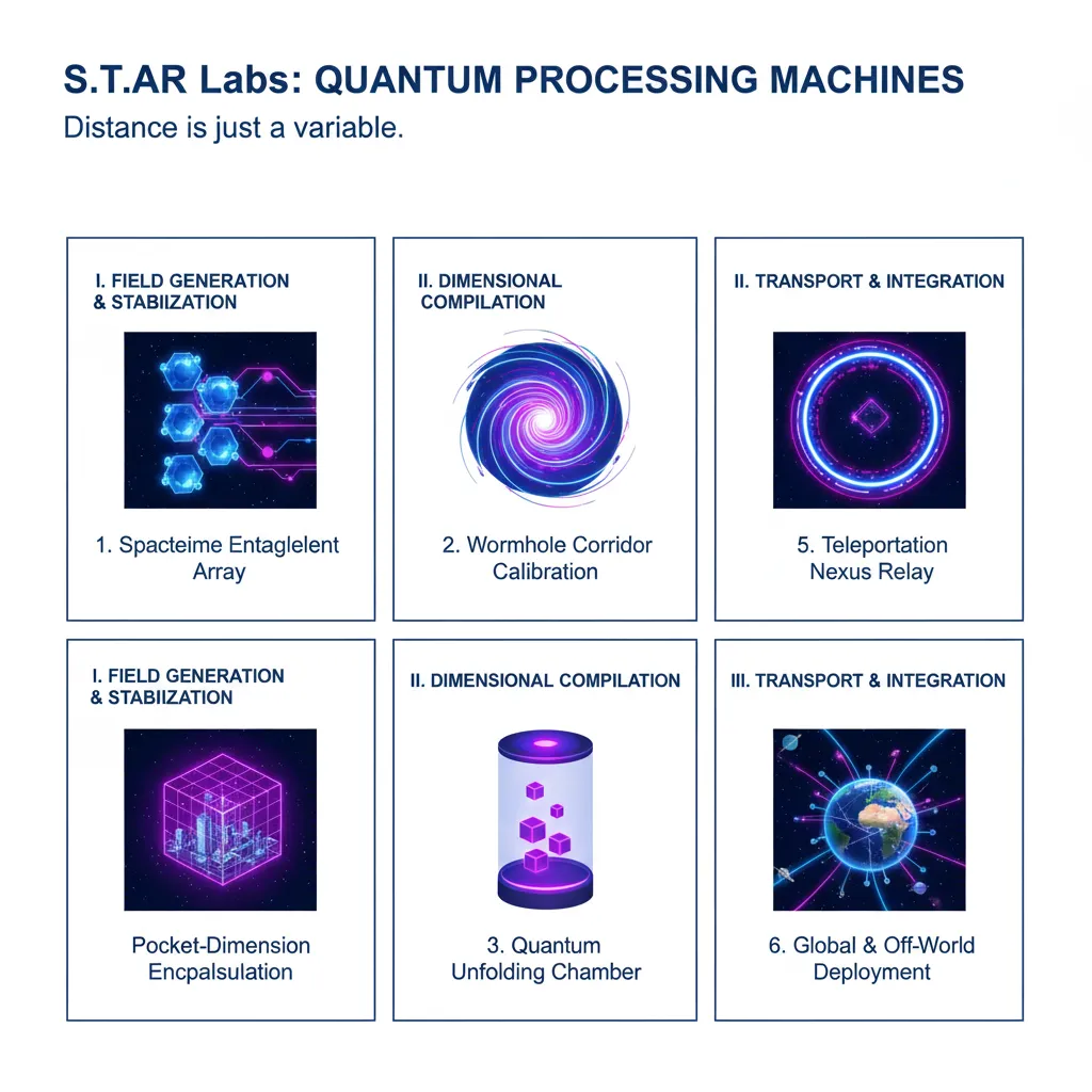 Quantum Processing Machines Process