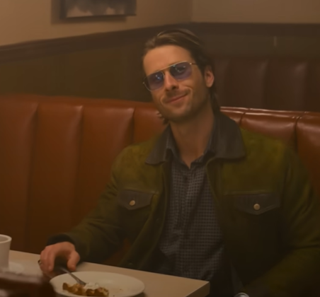 Glen powell in Hit Man