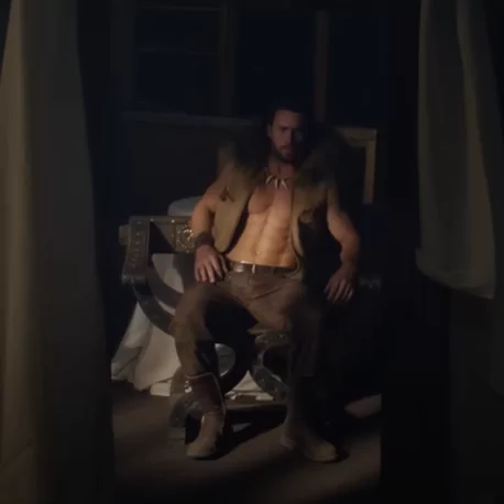 Kraven The Hunter on his Throne in the movie