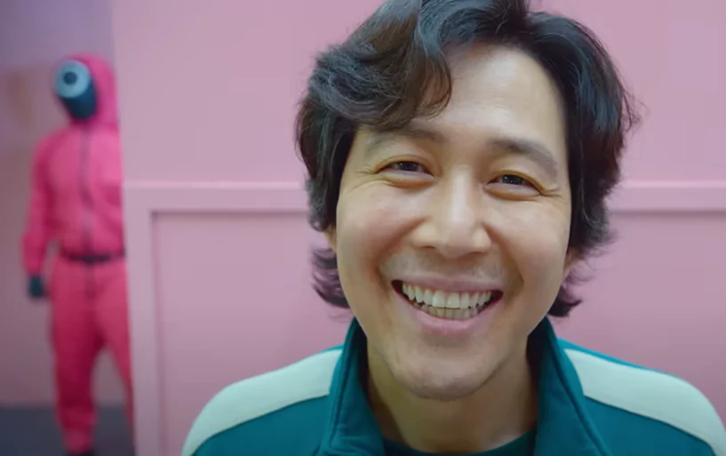 Lee Jung-Jae as Seong Gi-hun before the first game in Squid Game