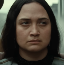 Lily Gladstone as angry Molly Burkhart in Killers of The Flower Moon