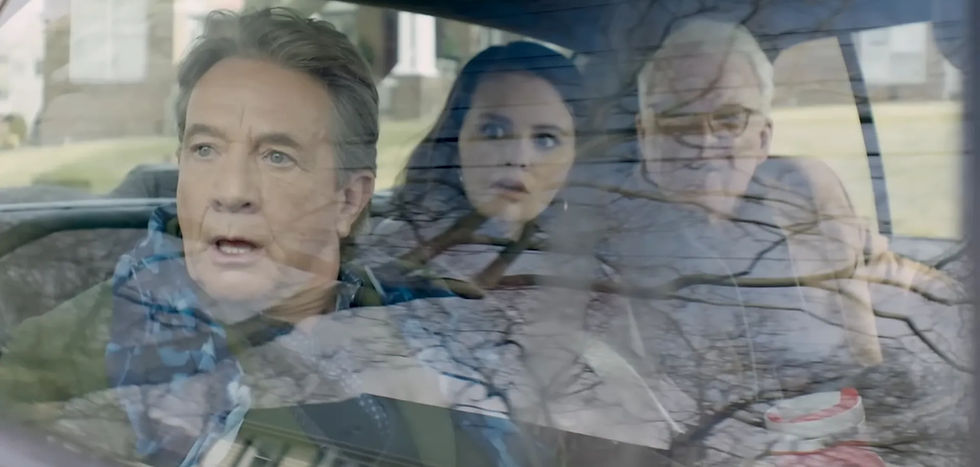 The famous trio of Only Murders in the Building