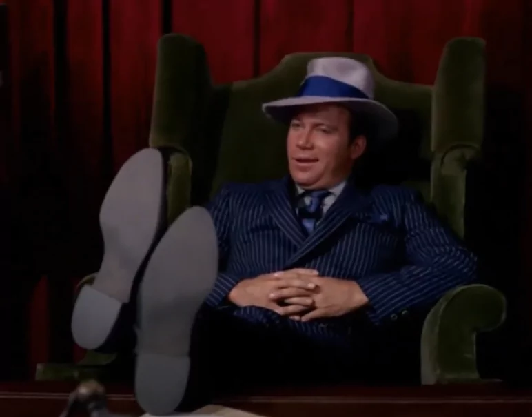 Captain Kirk as a Gangster in Star Trek Season 2 Episode 17