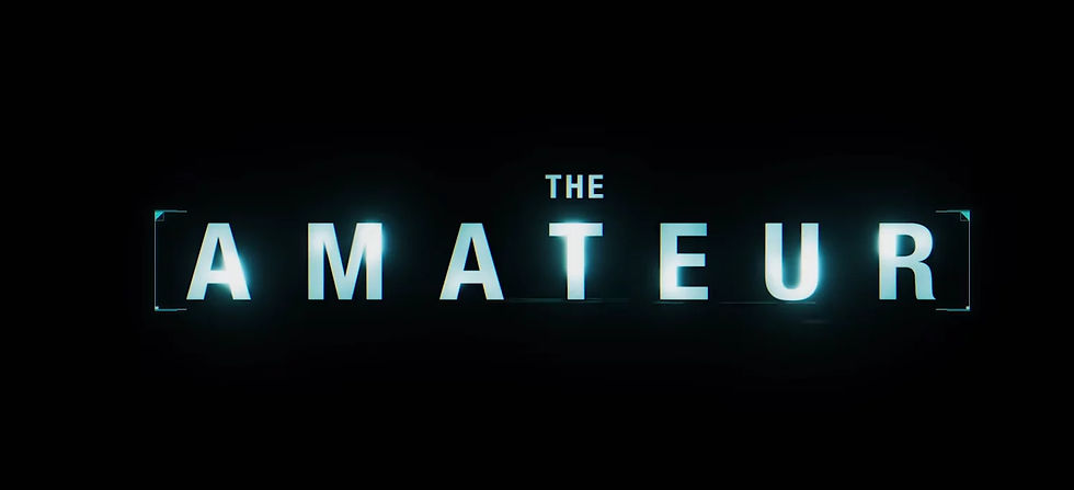 The Amateur 2025 Movie Poster starring Rami Malek