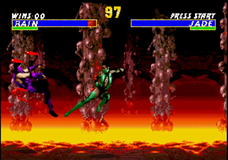 Mortal Kombat 3 PC Game PvP Screen