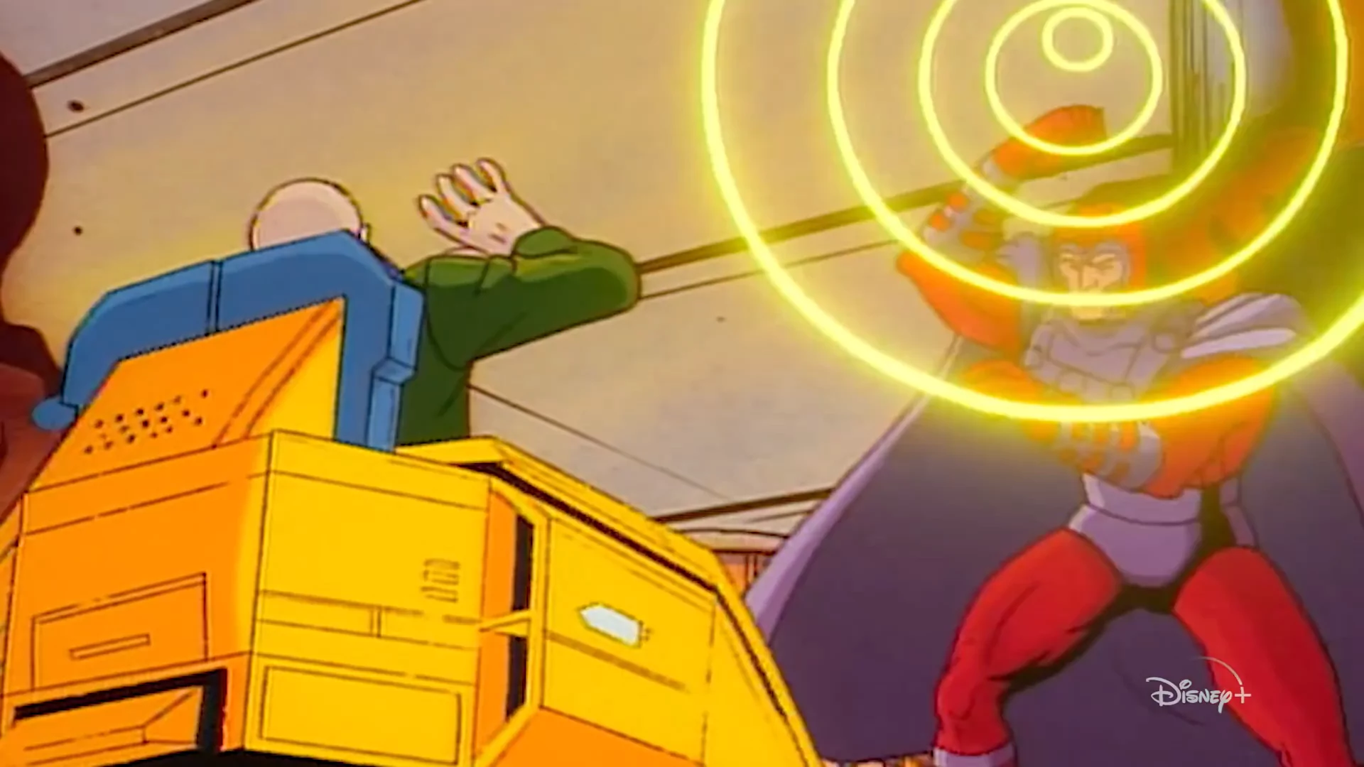 Magnéto et le professeur X dans X-Men la série animée