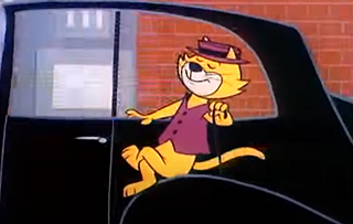 Top Cat in the intro song of the Top Cat cartoon