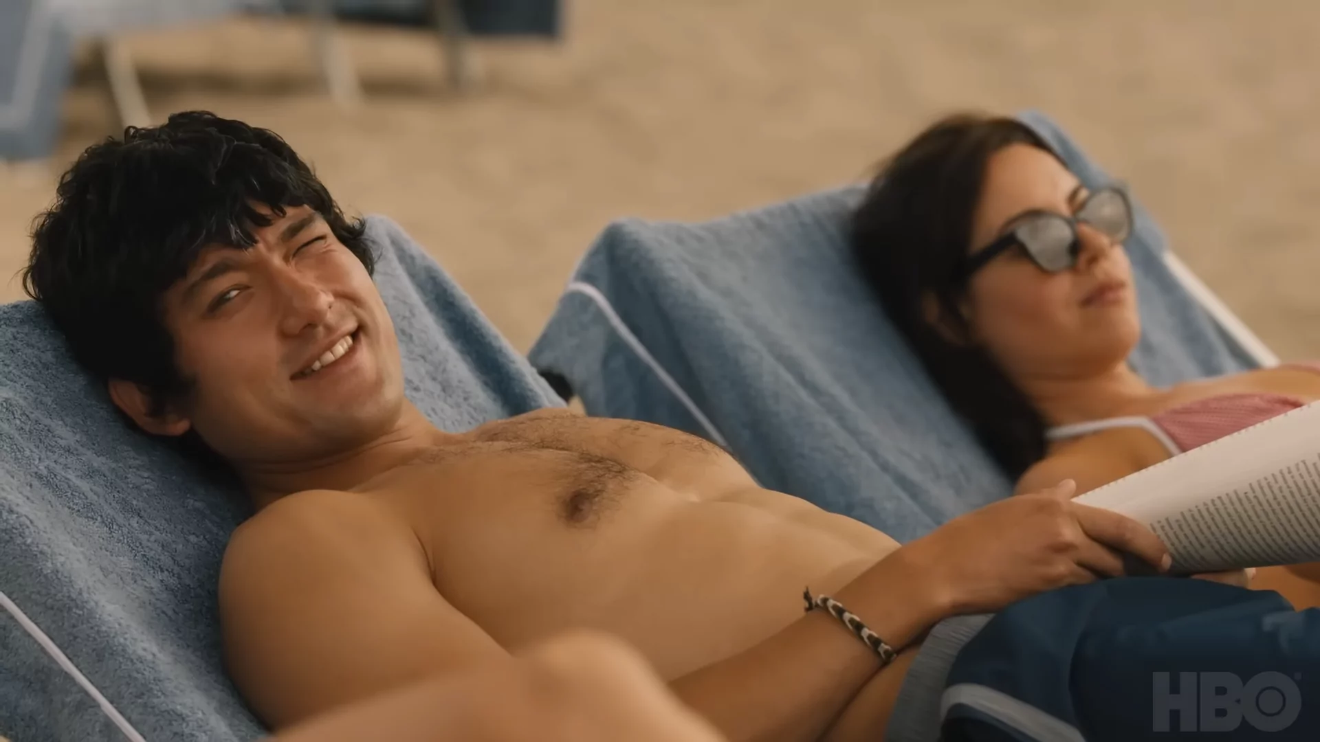 Will Sharpe as Ethan and Aubrey Plaza as Harper