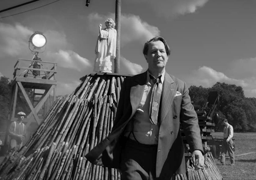 Gary Oldman as Mank in Mank - Netflix Movie