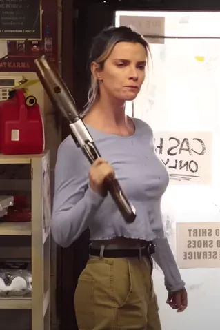 Betty Gilpin as Crystal May Creasey in The Hunt