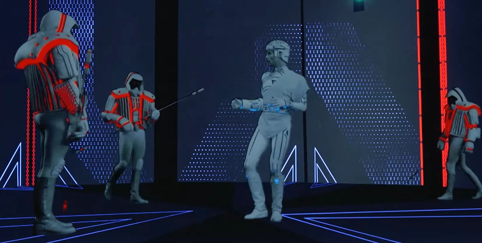 The pioneering graphics of Tron 1982 movie