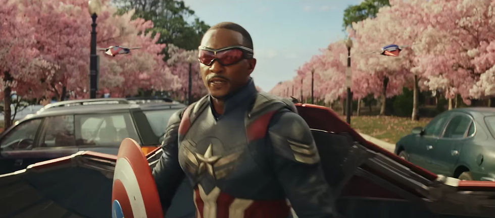 Anthony Mackie as Captain America in Captain America : Brave New World