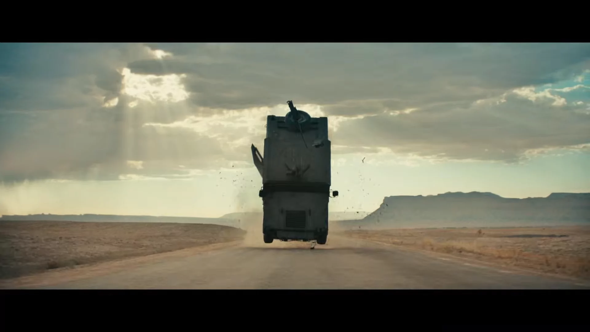 Humvee toplling in Thunderbolts movie