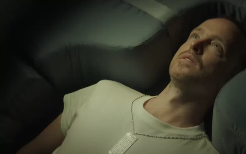 Aaron Paul as Cliff Stanfield in Beyond the Sea Season 7 of Black Mirror