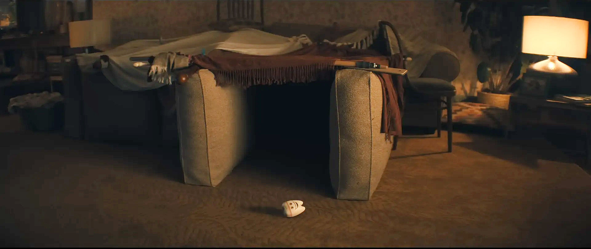 pillow fort sequence in Insidious: Out of the Further