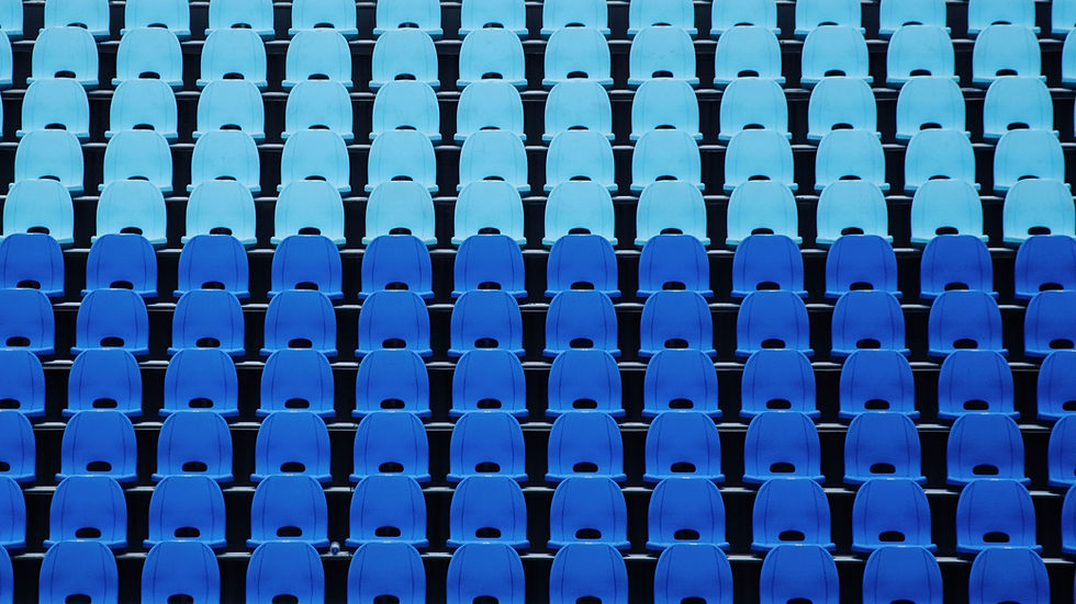 Blue Stadium Seats