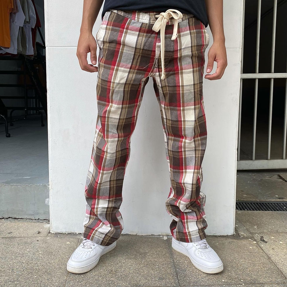 Miniatura: Hollister Plaid Pants Nova