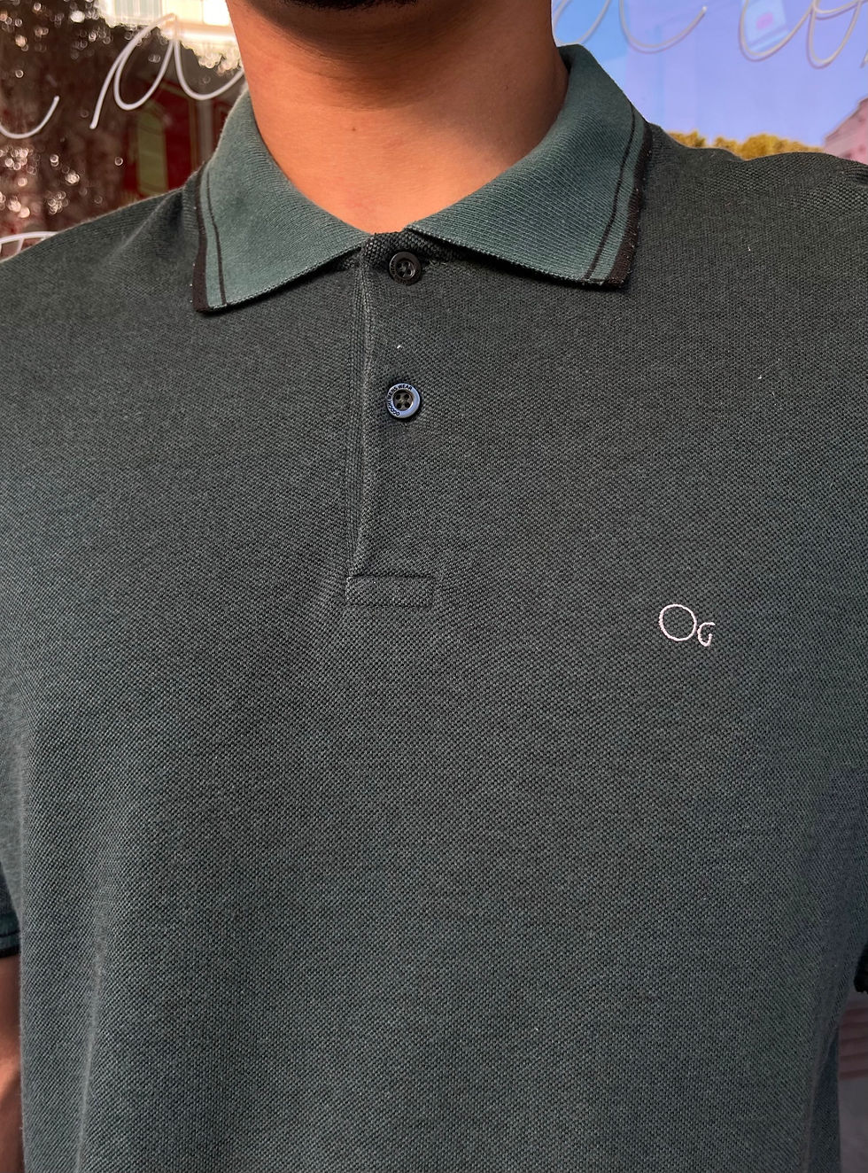 Miniatura: Camisa Polo Verde Ogochi