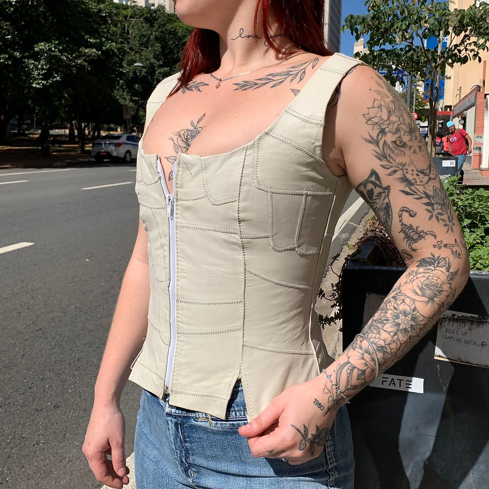 Miniatura: Corset CGC Couro