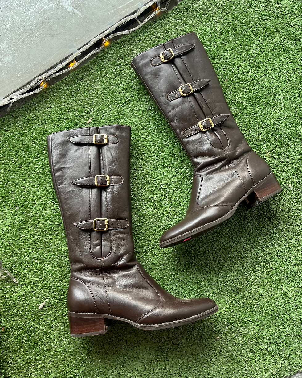 Miniatura: Bota Montaria Mid Conhaque