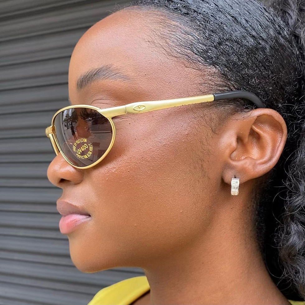 Miniatura: Oculos Round Gold