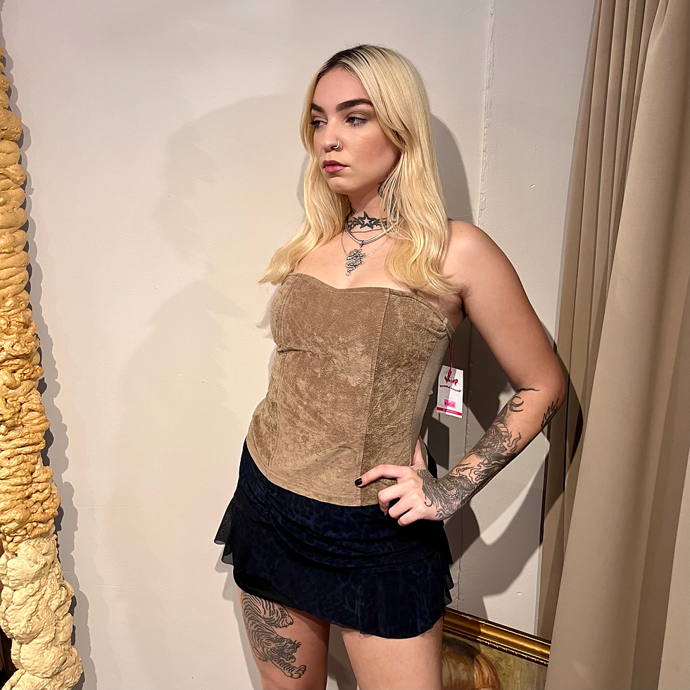 Miniatura: Blusa Corset Aveludada