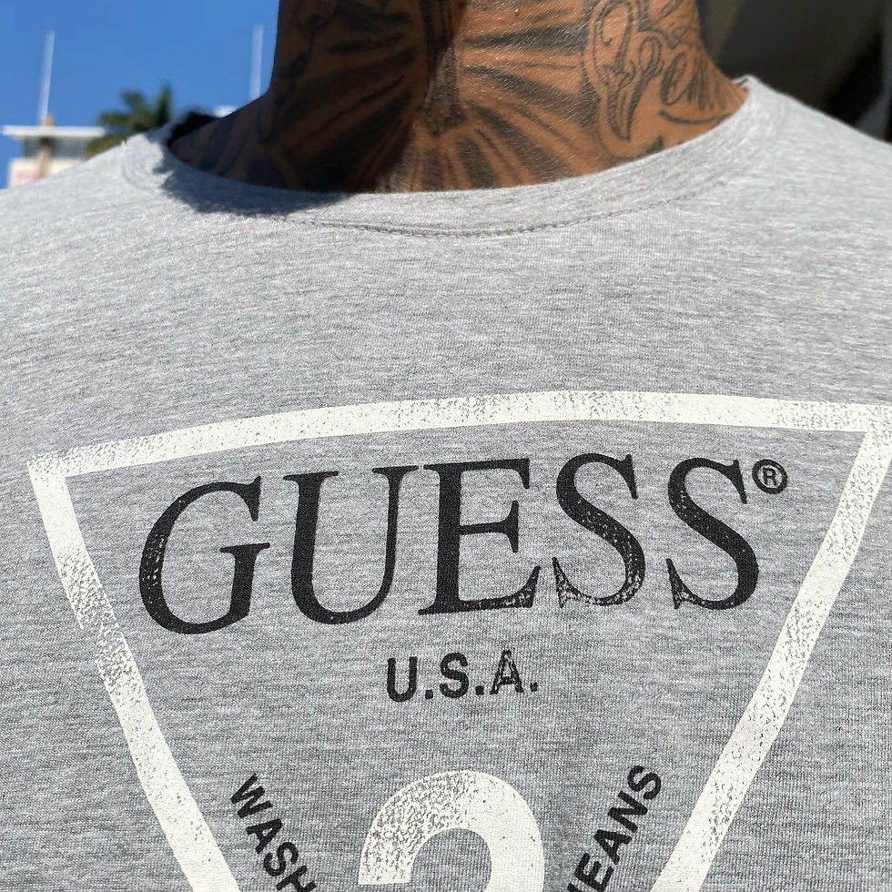 Miniatura: Camiseta Gu3ss Cinza
