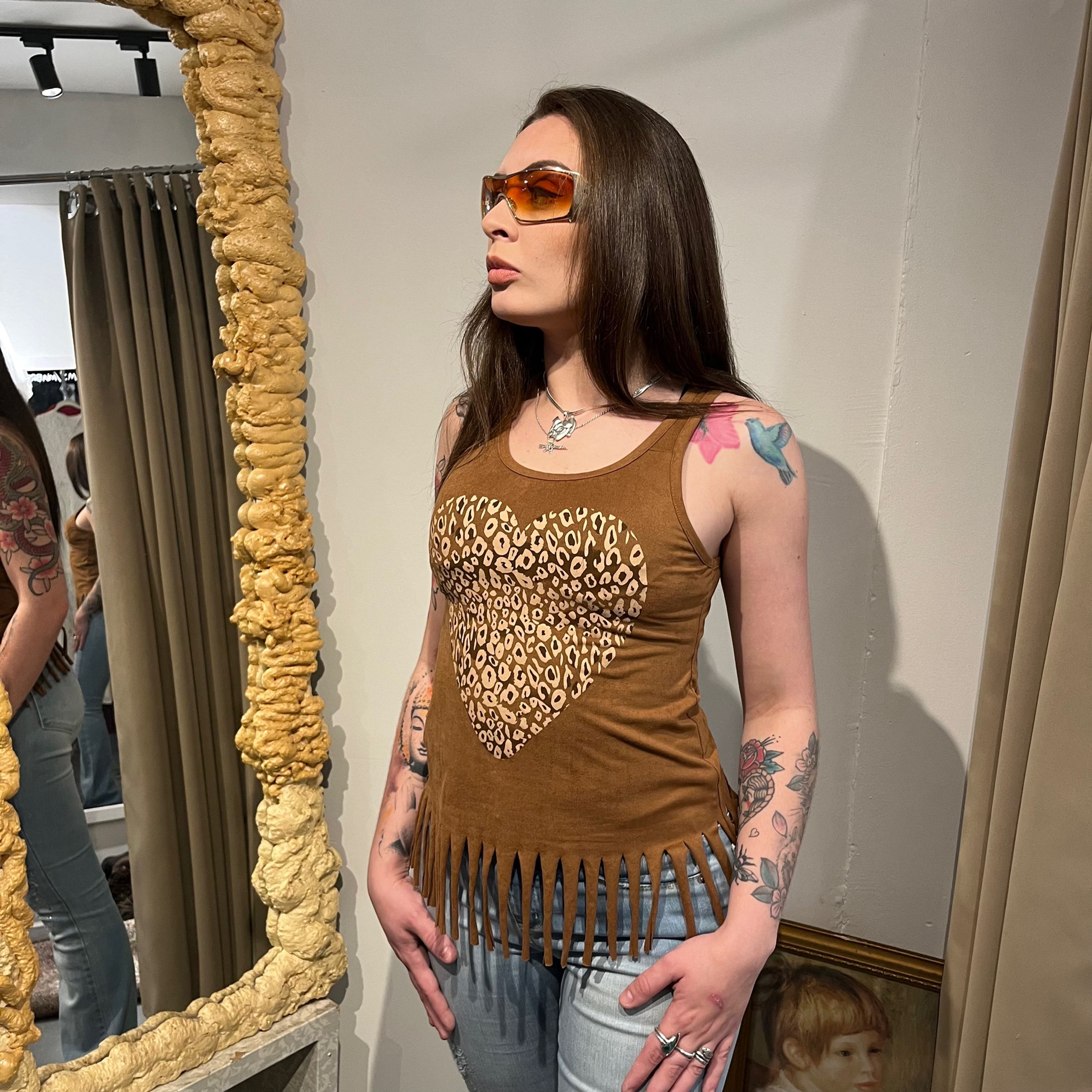 Blusa Heart Animal Print