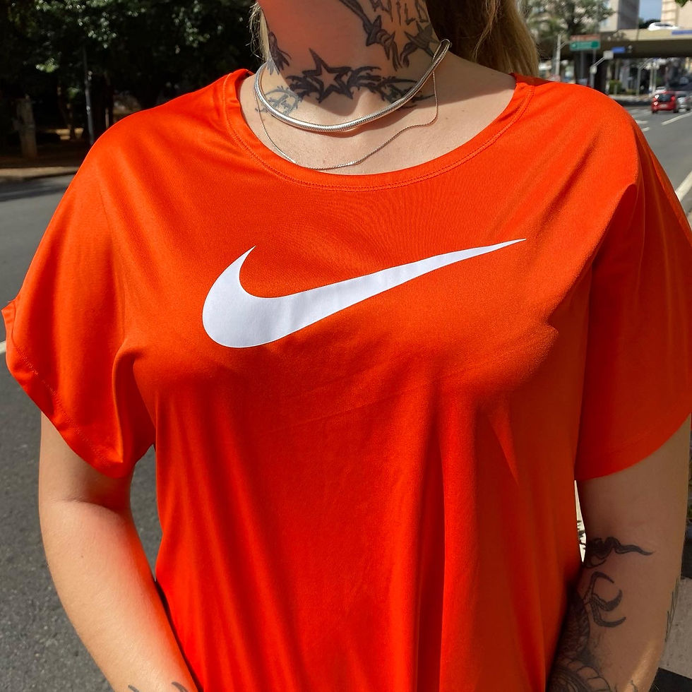Miniatura: Cropped N1KE Feminino Laranja