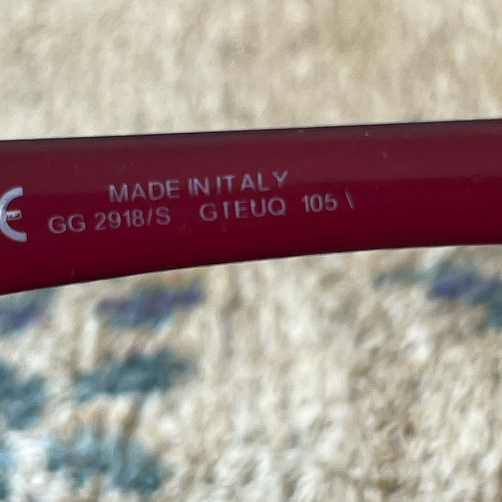 Miniatura: Oculos GUCC1 Fuchsia Horsebit Logo