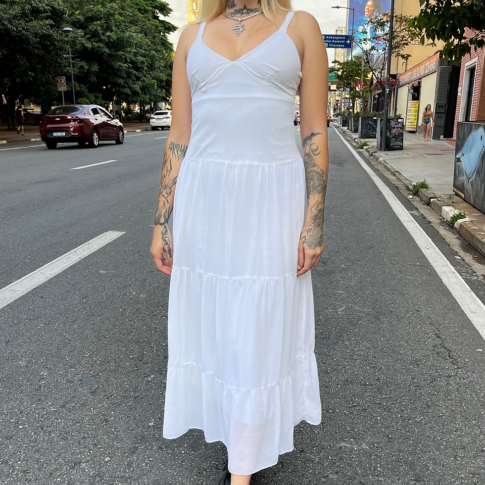 Miniatura: Vestido Longo Branco