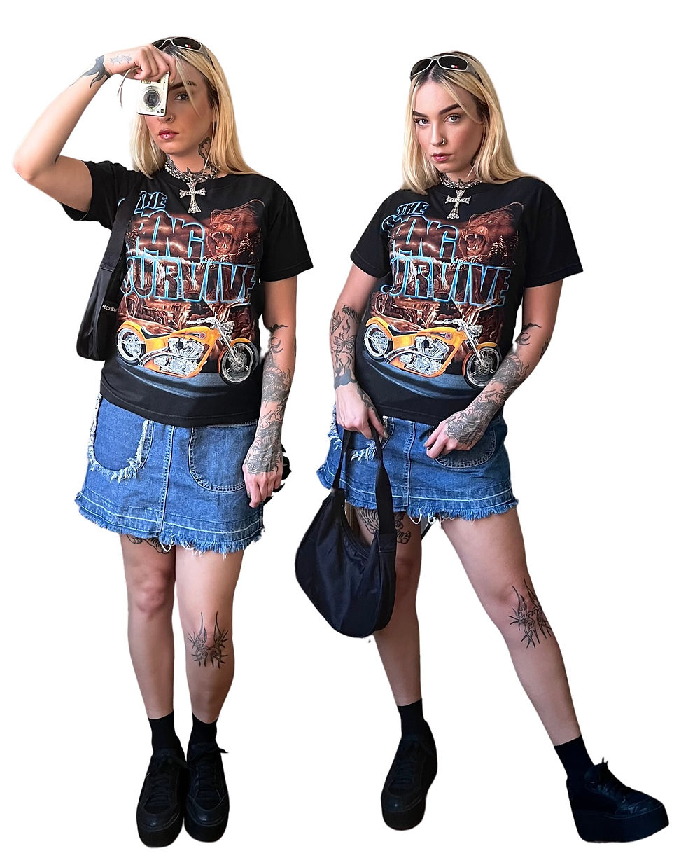 Miniatura: Camiseta Vintage 'The Strong Survive'