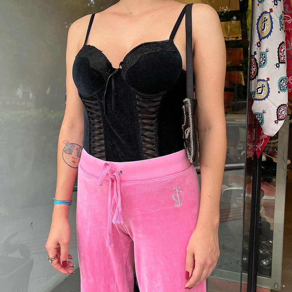 Miniatura: Corselet Lingerie Aveludado