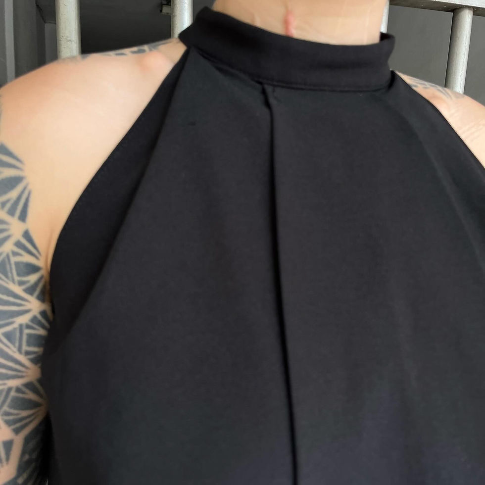 Miniatura: Cropped Preto Cavado