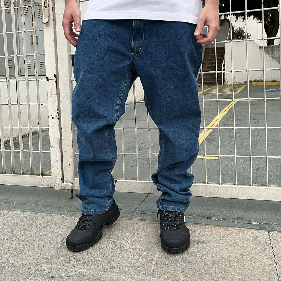 Miniatura: Calca Jeans Reta