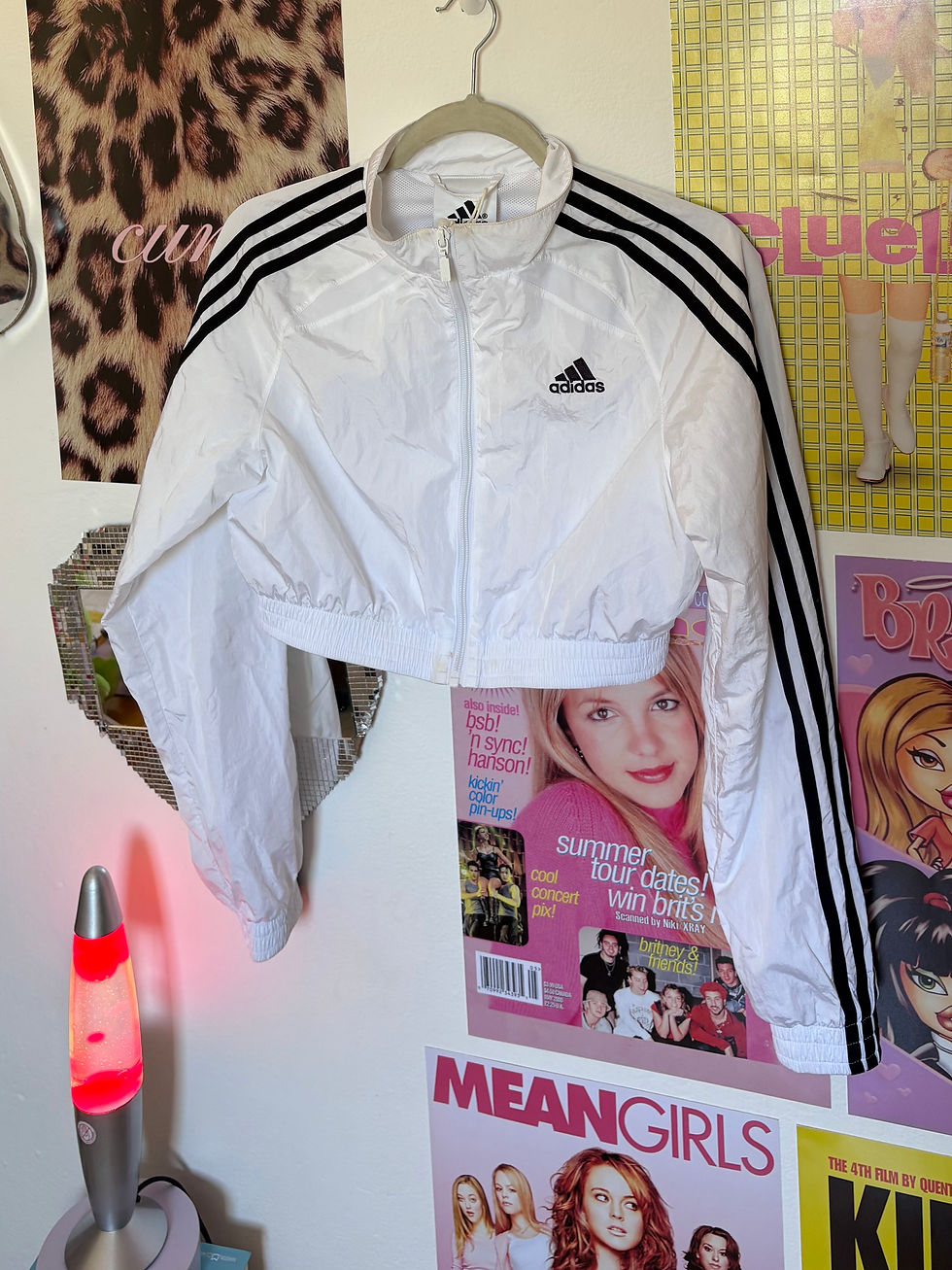 Miniatura: Jaqueta Cropped Adidas Teamgeist White