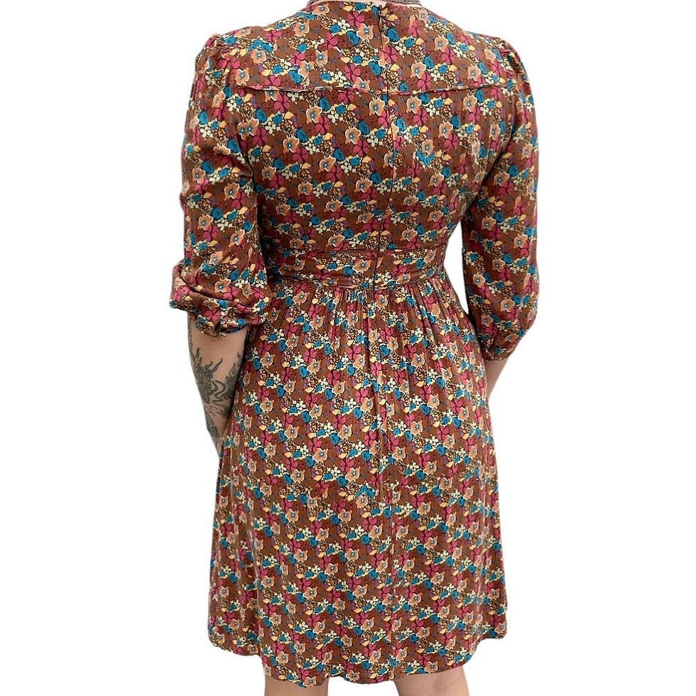 Miniatura: Vestido Hallhuber Floral Ziper
